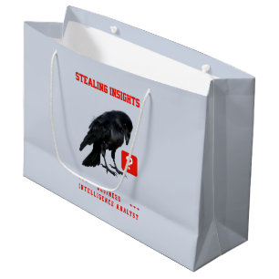 Bolsa De Regalo Grande Analista de Inteligencia Empresarial de Crow