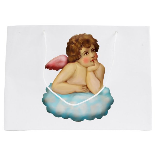Bolsa De Regalo Grande Angel Cloud Cupido (Anverso)