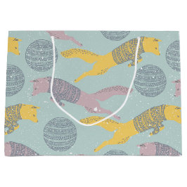 Bolsa De Regalo Grande Animales árticos en espacio