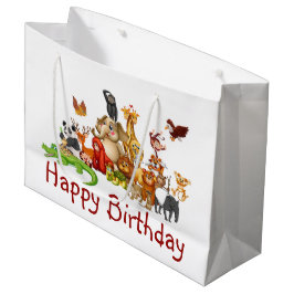 Bolsa De Regalo Grande Animales cortos