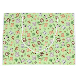 Bolsa De Regalo Grande Animales de Safari de la Jungla