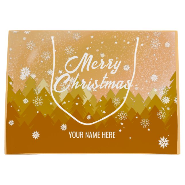 Bolsa De Regalo Grande Año Nuevo Año de los pacíficos Navidades de los bo (Anverso)