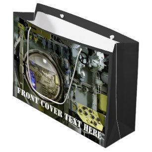 Bolsa De Regalo Grande antiguo submarino retro