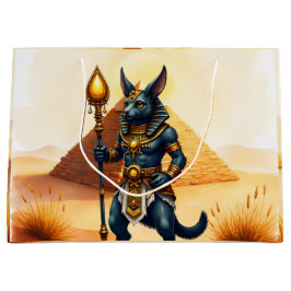 Bolsa De Regalo Grande Anubis personalizado - Dios egipcio de la vida des