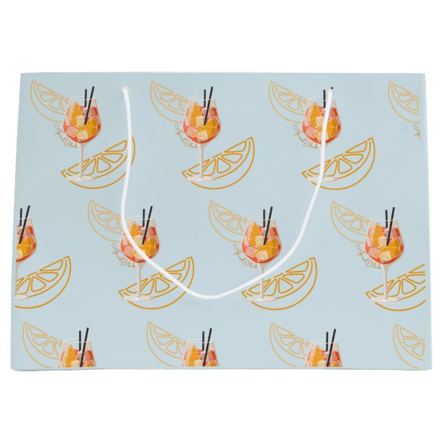 Bolsa De Regalo Grande Aperol O'Clock (Anverso)