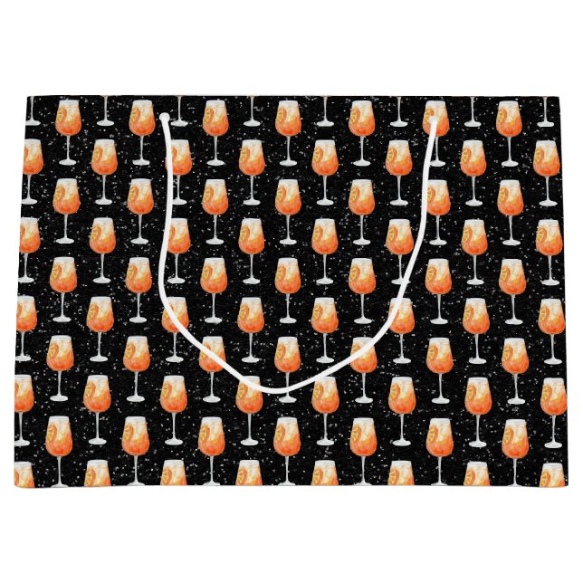 Bolsa De Regalo Grande Aperol Spritz Pattern (Anverso)