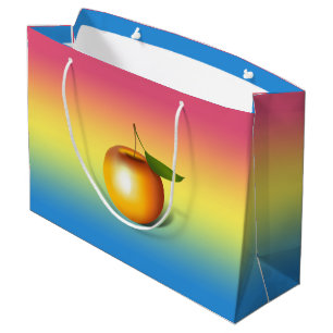 Bolsa De Regalo Grande Apple 3-d