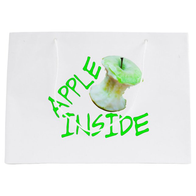 Bolsa De Regalo Grande Apple Inside (Anverso)