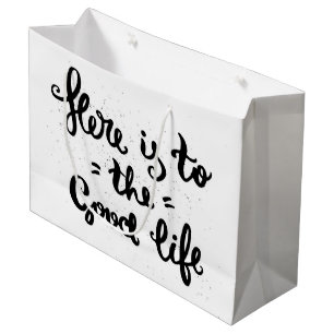 Bolsa De Regalo Grande Aquí Está La Buena Vida