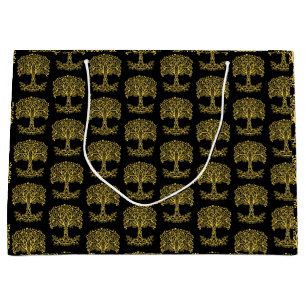 Bolsa De Regalo Grande Árbol Celta Amarillo De La Vida