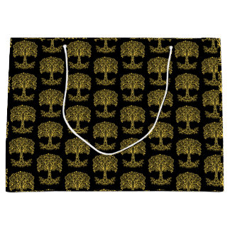 Bolsa De Regalo Grande Árbol Celta Amarillo De La Vida