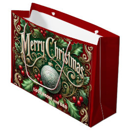 Bolsa De Regalo Grande Árbol de Navidad adornado