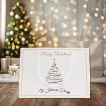 Árbol de Navidad minimalista elegante moderno