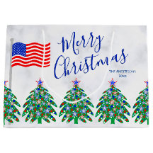 Árbol De Navidad Patriótico Militar O Militares