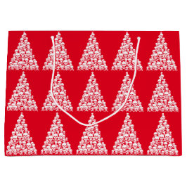 Bolsa De Regalo Grande Árbol de navidades esquulales