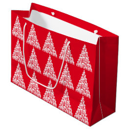 Bolsa De Regalo Grande Árbol de navidades esquulales