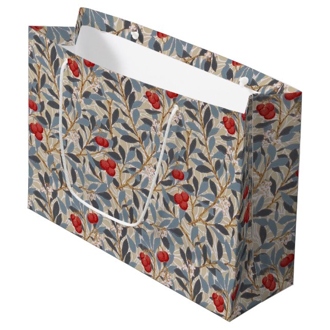 Bolsa De Regalo Grande Árbol de Redberry, William Morris (Angulo Anverso)