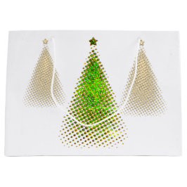 Bolsa De Regalo Grande Árboles navideños festivos