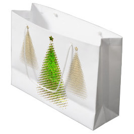Bolsa De Regalo Grande Árboles navideños festivos
