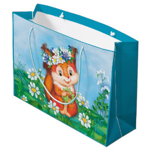 Bolsa De Regalo Grande Ardilla