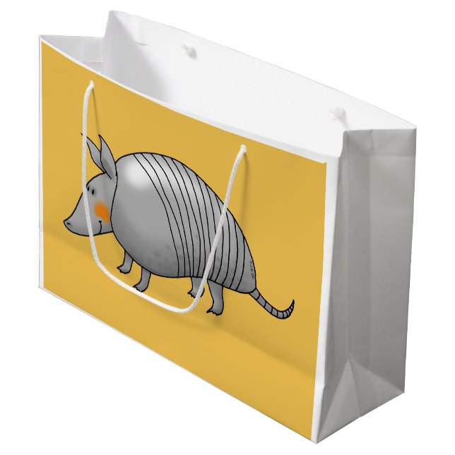 Bolsa De Regalo Grande armadillo del dibujo animado (Angulo Anverso)