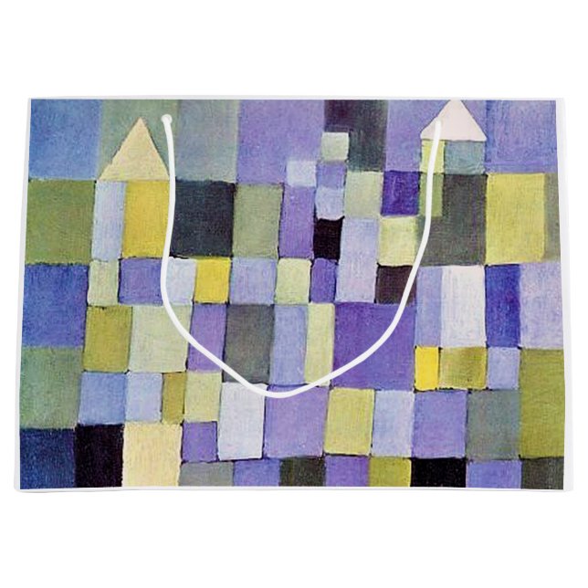 Bolsa De Regalo Grande Arquitectura, Paul Klee (Anverso)