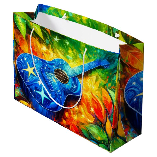Bolsa De Regalo Grande Arte de guitarra (Angulo reverso)