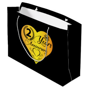 Bolsa De Regalo Grande arte de palabras en dos años