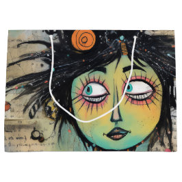 Bolsa De Regalo Grande ArtLady 27 Encantador y afligido