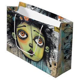 Bolsa De Regalo Grande ArtLady 29 Encantador y afligido