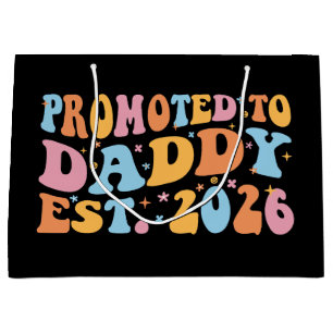 Bolsa De Regalo Grande Ascendido a Papá Est. 2026 III