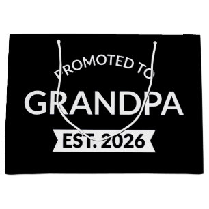 Bolsa De Regalo Grande Ascendido Al Abuelo Este. II 2026