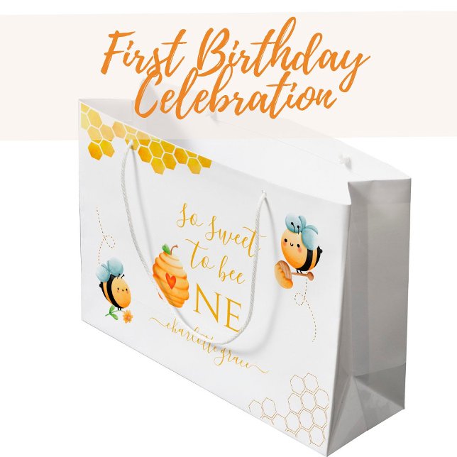 Bolsa De Regalo Grande Así Que Dulce Ser Un Cumpleaños De Abeja (Subido por el creador)