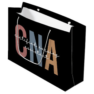 Bolsa De Regalo Grande Asistente de Enfermería certificado por retro de C