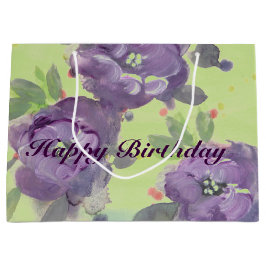Bolsa De Regalo Grande Asombroso material para eventos de color morado