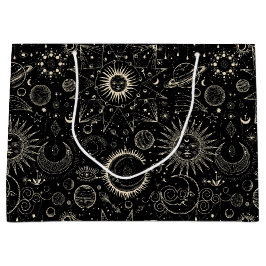 Bolsa De Regalo Grande astrología mágica tarot patrón celestial