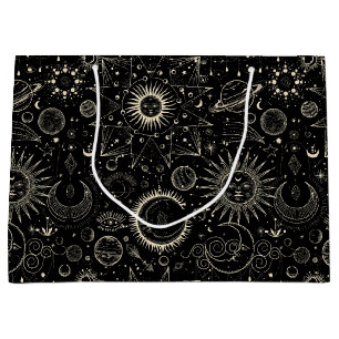 Bolsa De Regalo Grande astrología mágica tarot patrón celestial