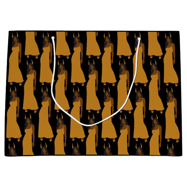 Bolsa De Regalo Grande Astrología Zodiaca de Capricornio (Anverso)