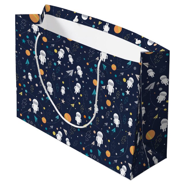 Bolsa De Regalo Grande Astronauta (Angulo reverso)