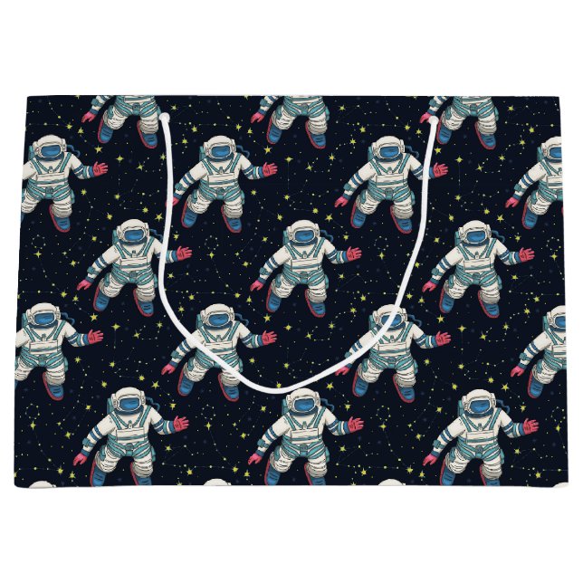Bolsa De Regalo Grande Astronauta espacial (Anverso)