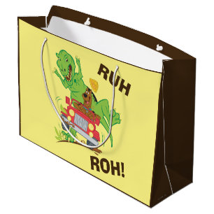 Bolsa De Regalo Grande Ataque de Scooby-Doo T-Rex