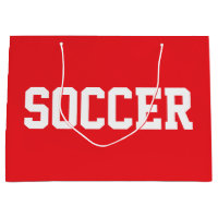 Atletico 70s Texto de FUTBOL Blanco en Rojo Brilla