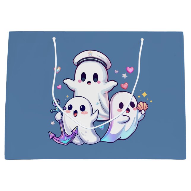 Bolsa De Regalo Grande ¡Atrapando el alta mar! (Anverso)