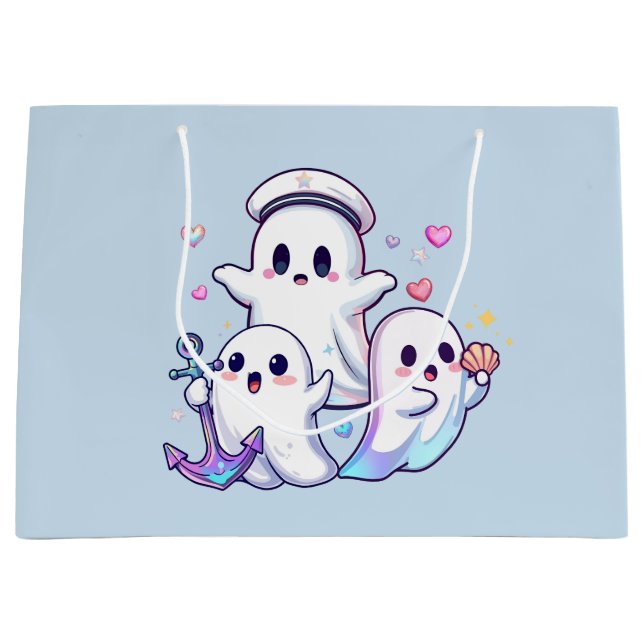 Bolsa De Regalo Grande ¡Atrapando el alta mar! (Anverso)