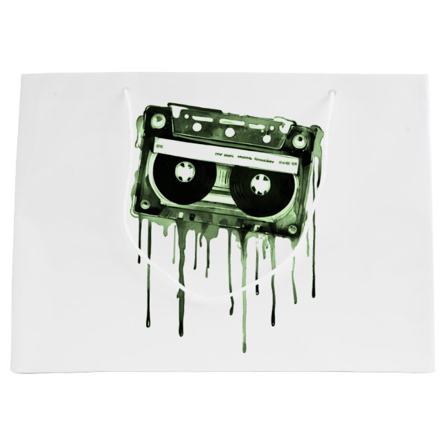 Bolsa De Regalo Grande Audiocassette ventilado (Anverso)