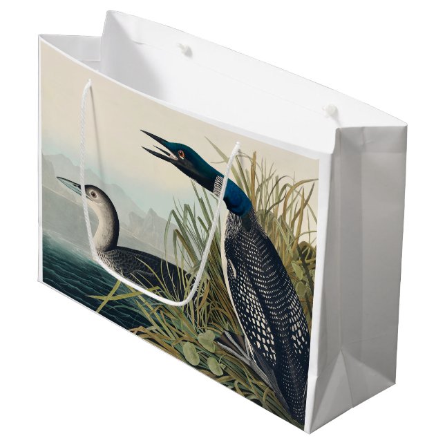 Bolsa De Regalo Grande Audubon Bird Lodge Diver Classic (Angulo Anverso)
