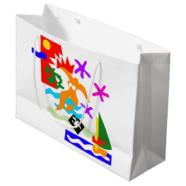Bolsa De Regalo Grande Australia -SYDNEY SUMMER - Surf y vela - (Angulo Anverso)