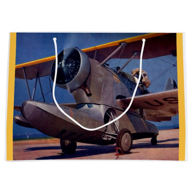 Bolsa De Regalo Grande Avión F-2 Grumman de 1939 (Anverso)
