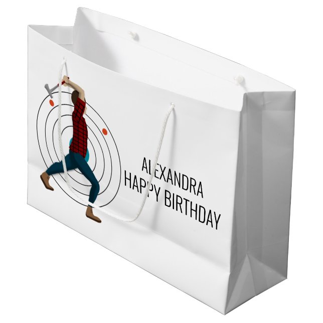 Bolsa De Regalo Grande Ax Throwing (Angulo Anverso)