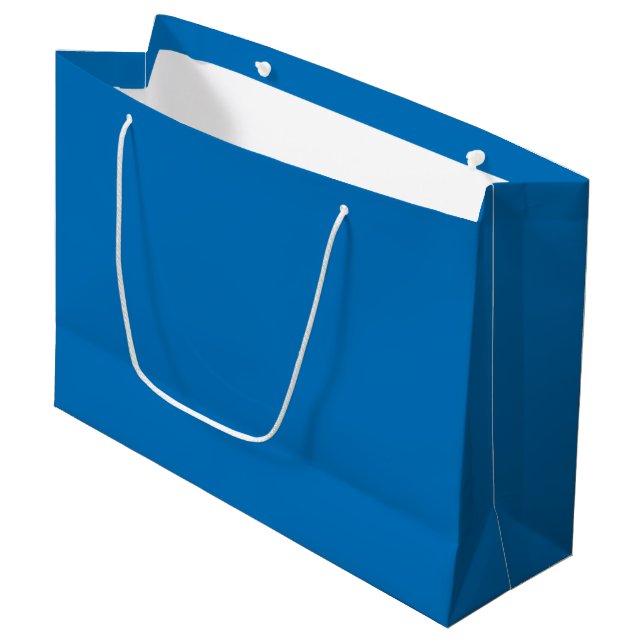 Bolsa De Regalo Grande Azul (Angulo Anverso)